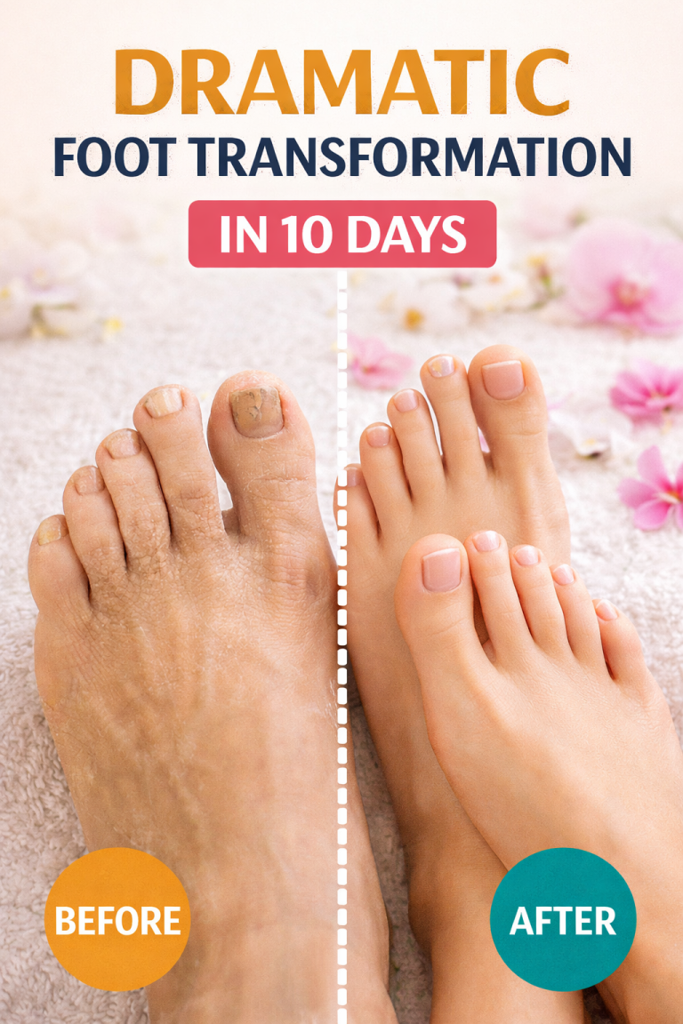 DRAMATIC FOOT TRANSFORMATION IN 10 DAYS