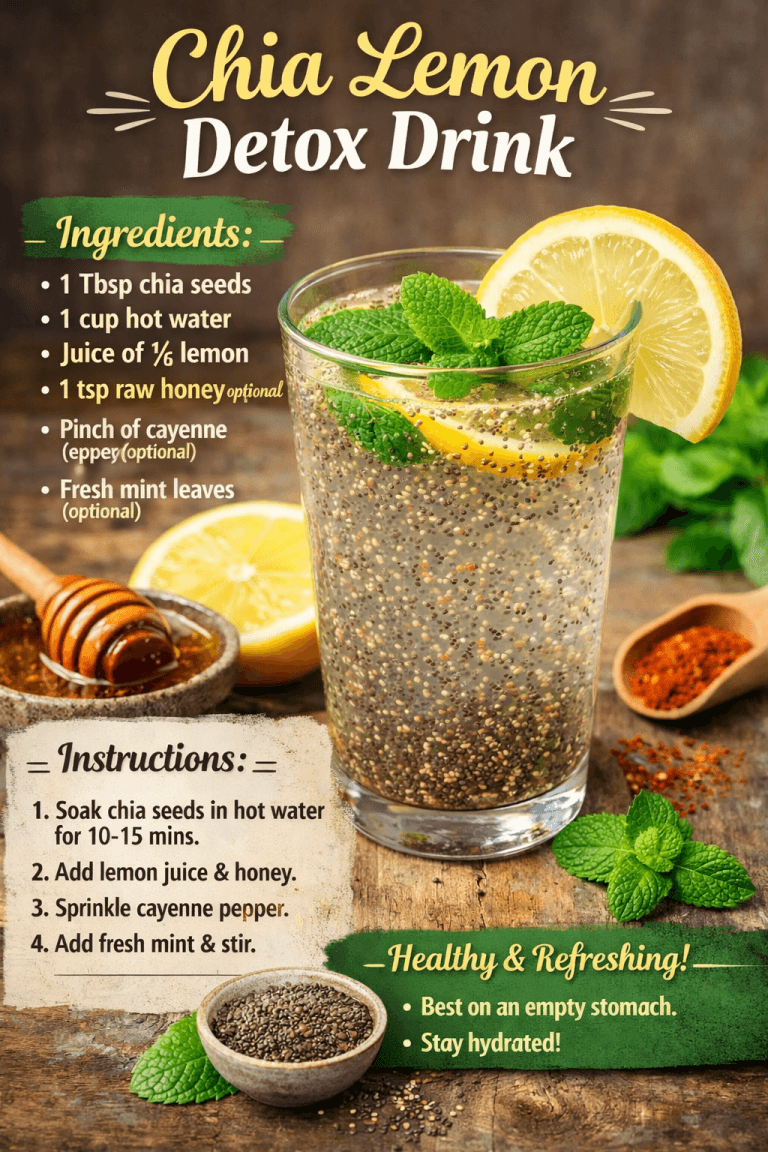 Metabolism Booster Drink Using Chia Seeds To Help You Lose Fat Quickly