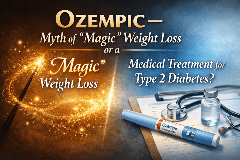 Ozempic – Myth of “Magic” Weight Loss or a Medical Treatment for Type 2 Diabetes?