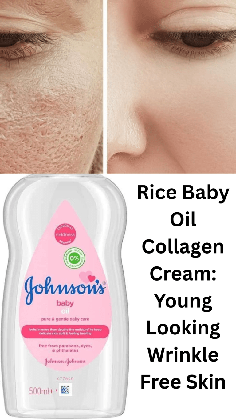 Young Looking Wrinkle Free Skin:Rice Baby Oil Collagen Cream