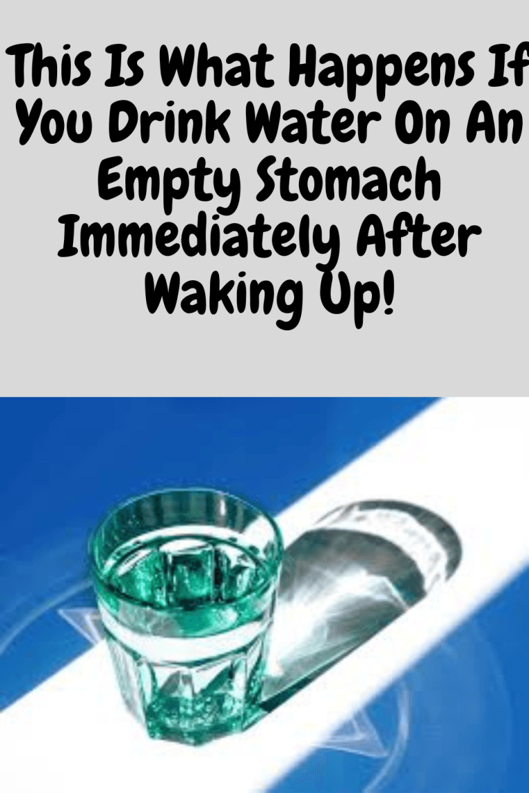 This Is What Happens If You Drink Water On An Empty Stomach Immediately After Waking Up!