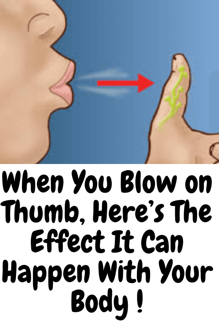 When You Blow on Thumb, Here’s The Effect It Can Happen With Your Body !