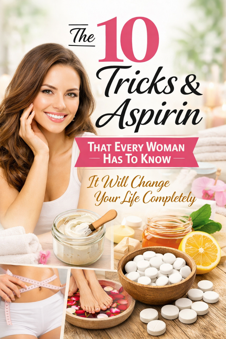 The 10 Tricks & Aspirin That Every Woman Has To Know. It Will Change Your Life Completely