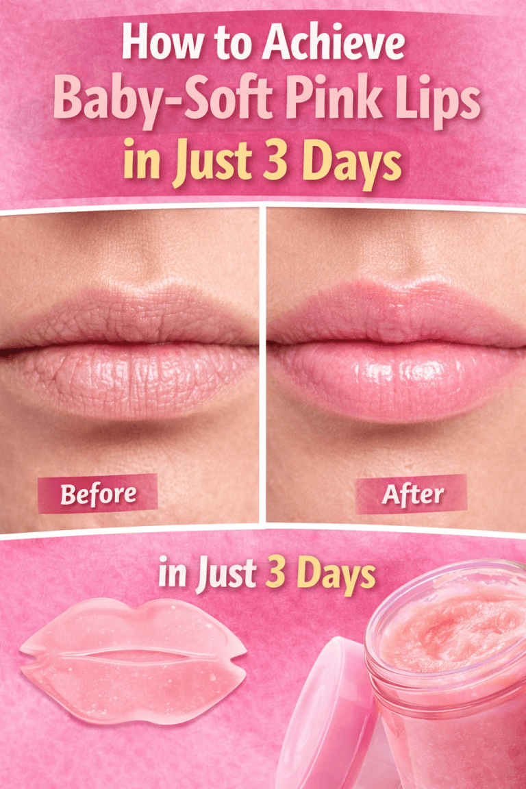 How to Achieve Baby-Soft Pink Lips in Just 3 Days